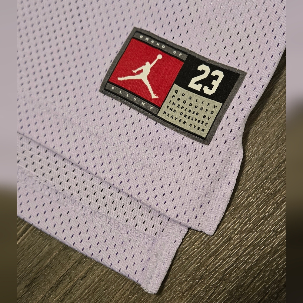 Air Jordan 23 Lavender Mesh Jersey – Women’s Medium - Picture 5 of 11